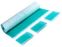 Solange Der Vorrat Reicht Farbnebelabscheidematte - Farbe paint stop grün - G4(EU4) - Materialdicke 100 mm - Breite 0,5 bis 2,0 m - Länge 20 m - Preis per Rolle