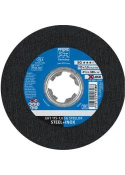PFERD Trennscheibe EHT - SG STEELOX - Außen-Ø 115 und 125 mm - Aufspannsystem X-LOCK (22,23) - VE 25 Stück - Preis per VE Neue Kollektion