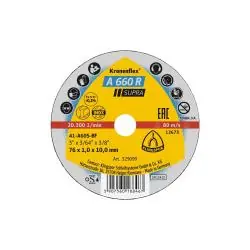 Preisreduziert Kleintrennscheibe A 660 R Supra - Durchmesser 50 bis 100 mm - Breite 1 bis 1,6 mm - Bohrung 6 bis 10 mm - VE 25/40 Stück - Preis per VE
