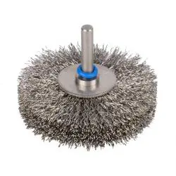 Rundbürste - mit Schaft - ungezopft INOX-TOTAL - Bürsten-Ø 30 - 80 mm - VE 10 Stk. - Preis per VE Solange Der Vorrat Reicht