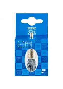 Sonderaktion Pinselbürste - PFERD - ungezopft, mit Schaft - aus SiC - für NE-Metall, Titan u.a. - VE 10 Stk. - Preis per VE