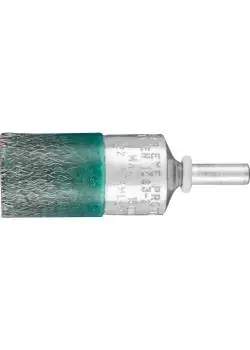 PFERD Pinselbürste PBV mit Schaft - Stahldraht - vulkanisiert - Außen-ø 22 und 30 mm - Besatzmaterial-ø 0,25 und 0,35 mm - VE 10 Stück - Preis per VE Sonderaktion