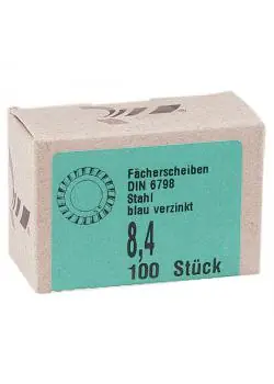 Fächerscheibe - außen gezahnt - DIN 6798, Form A - VE 100 Stück Zertifiziert