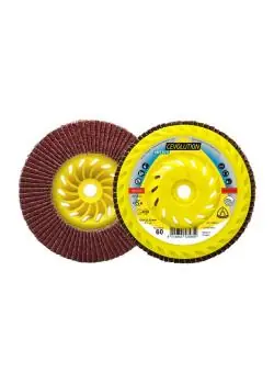 Schleifmopteller für Stahl SMT 975 Special CEVOLUTION - Ø 125 mm - Bohrung 22,23 mm - Korn 40 bis 80 - gewölbt, M14 - VE 10 Stück - Preis per VE Letzte Chance