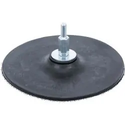 Gummistützscheibe - 125 mm - mit Aufspanndorn 6 mm Must-Have