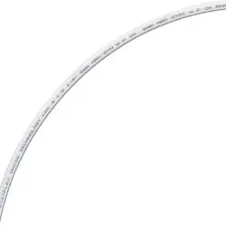 Markenprodukt ND-Farbspritzschlauch DN6 - transparent - Innen-Ø 1/4 Zoll - Außen-Ø 10,5 mm - 20 bar - Preis per Rolle