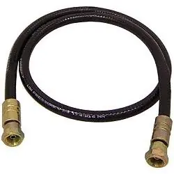 Wochenendangebot HD-Farbspritzschlauch - schwarz - Anschlüsse M16x1.5 - Innen-Ø 6,4 mm - Außen-Ø 17 mm - 430 bar - Preis per Stück