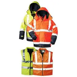 Mega-Angebot Sicherheits-Jacke - 2in1 Jacke und Weste - EN ISO 20471 Klasse 3, EN 343 Klasse 4/1/X, EN ISO 13688
