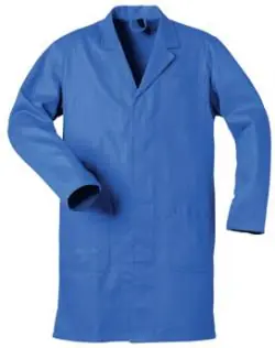Arbeitskittel "PIESPORT" - 100% Baumwolle, ca. 290 g/m² - kornblau Echt
