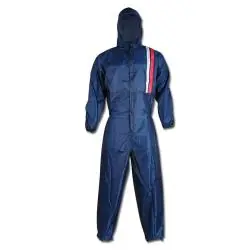 Lackieroverall "Polytec" - atmungsaktiv - blau Letzte Chance