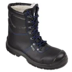 Markenprodukt Winterstiefel "WILHELMSHAVEN ÜK" - Schaft aus Leder - Farbe schwarz/blau abgesetzt - Norm EN ISO 20345 S3