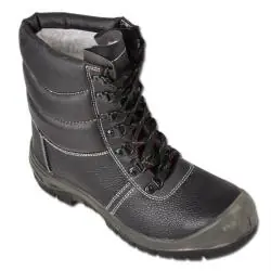 Abverkauf Winterschnürstiefel "SAALFELD ÜK" - Schaft aus Leder - Farbe schwarz - Norm EN