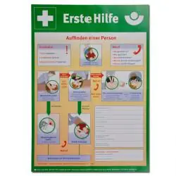 Expressversand Anleitung Erste-Hilfe - Plakatform - Papier