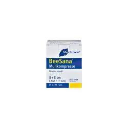 Mullkompresse - BeeSana® - einfach steril - Größe 5 x 5 cm - gem. EN 140179 Heißes Angebot