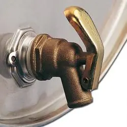 Sonderangebot Fasshahn - Messing - selbstschließend - Anschlussgewinde G 3/4" - DN 10