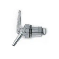 Feindosierhahn - Edelstahl - selbstschließend - Flammsperre - Anschlussgewinde G 3/4" Abverkauf