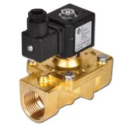 Sale Magnetventil - 2/2-Wege - Messing - Mehrmedien - IG G 1" bis G 1 1/4" - N.C. - PN 0 bis 16