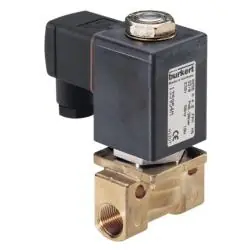 Solange Der Vorrat Reicht 2/2-Wege - Magnetventil - Typ 0255 - direktwirkend - Messing/Edelstahl - Mehrmedien - IG G 1/4" bis G 3/8" - stromlos geschlossen - PN 0 bis 100