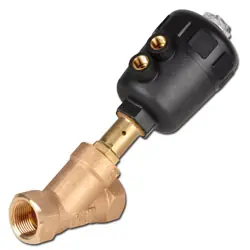 Saisonangebot Schrägsitzventil - Typ 2000 - Rotguss oder Edelstahl - pneum. betätigt - IG G 1/2" bis G 2 1/2" - DN 15 bis 50 mm