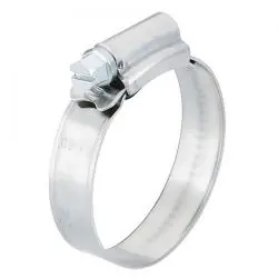 Schneckengewindeschelle ABA Original SMS - Edelstahl W4 - Bandbreite 12 mm - Spannbereich-Ø 15 bis 307 mm - Preis per Stück Versand Am Gleichen Tag