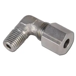 Preiswert Winkel-Einschraubverschraubung - Baureihe LL - Stahl verzinkt - Rohr-Ø 4 bis 8 mm - kon. AG M6 x 1 bis M10 x 1 - PN 100