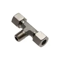 T-Einschraubverschraubung - Baureihe LL - Edelstahl 1.4571 - Rohr-Ø 6 bis 8 mm - kon. AG NPT 1/8" - PN 100 Wochenendangebot