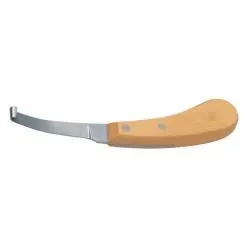 Direkt Vom Hersteller Huf- und Klauenmesser Profi - ergonomischer Edelholzgriff - Länge 20 cm - einschneidig rechts, einschneidig links oder zweischneidig