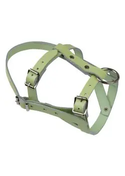 Kopfhalfter - für Schafe und Böcke - Leder/Polyamid - weiß/gelb - Preis per Stück Versand Am Gleichen Tag