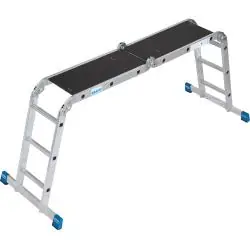 STABILO Gelenk-Universalleiter - 4 x 3 Sprossen - mit Multiboard-Set Abverkauf