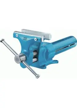 Rabatt Schraubstock "Compact" - Spannweite 130 mm - Stahl
