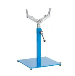 Kracherpreis Schwerlast Rollenbock - Materialauflageständer TO-MAS - 4 Kugelrollen in V-Gabel - höhenverstellbar 650 bis 1.040 mm - Tragkraft 600 kg