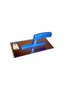 Top-Seller Glättekelle "KOMPAKT" - rostfrei - gezahnt - 4x4 - Länge 280 mm
