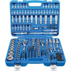 Steckschlüsselsatz - 192-tlg. - Antrieb- 1/4"-3/8"-1/2" - Pro Torque® - CV-Stahl Markenprodukt