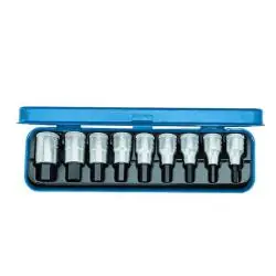 Schraubendreher-Satz - Antrieb 1/2″ - 9-teilig - Innen-6-kant - 5 bis 17 mm Preiswert