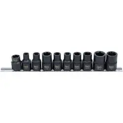 Spezial-KFZ-Steckschlüsseleinsätze - 3-5-6-10-kant - 10tlg. Neu Im Sortiment