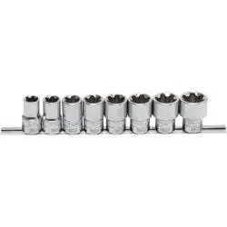 Steckschlüssel-Einsätze - Torx Plus - 18EP bis 32EP - Antrieb 1/2 " - 8-tlg. Nur Für Kurze Zeit