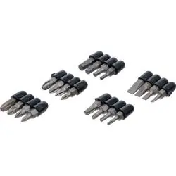 Neuheit Bit-Sortiment - 20-teilig - 1/4" - Chrom-Vanadium-Stahl