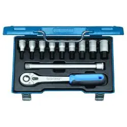 Schraubendreher-Satz - Antrieb 1/2″ - 11-teilig - Innen-6-kant - 5 bis 17 mm Neue Kollektion